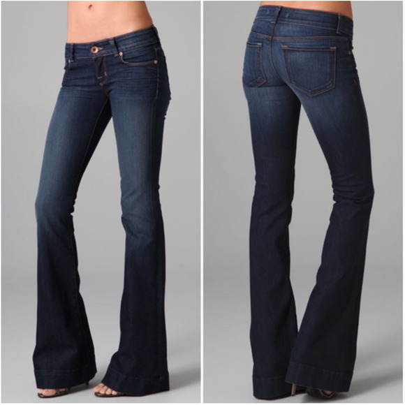 J Brand Jeans J Brand Love Story Flared Dark Wash Storm Jeans